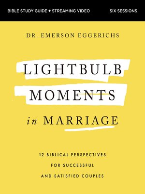 cover image of Lightbulb Moments in Marriage Bible Study Guide plus Streaming Video